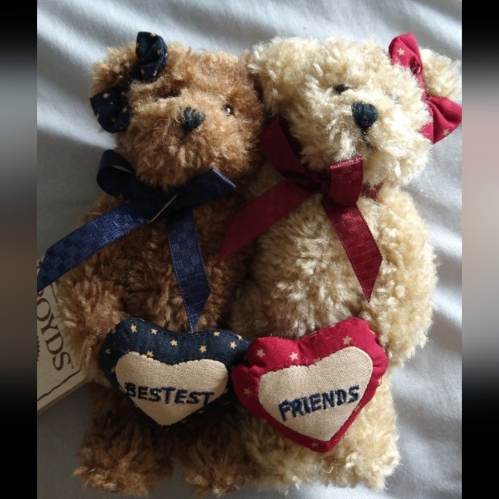 Brand new Boyds Bear "Bestest Friends" set